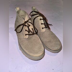 Ugg Neumel Men's Size 9 Gray Casual Classic Suede Fur Chukka Boots 3236